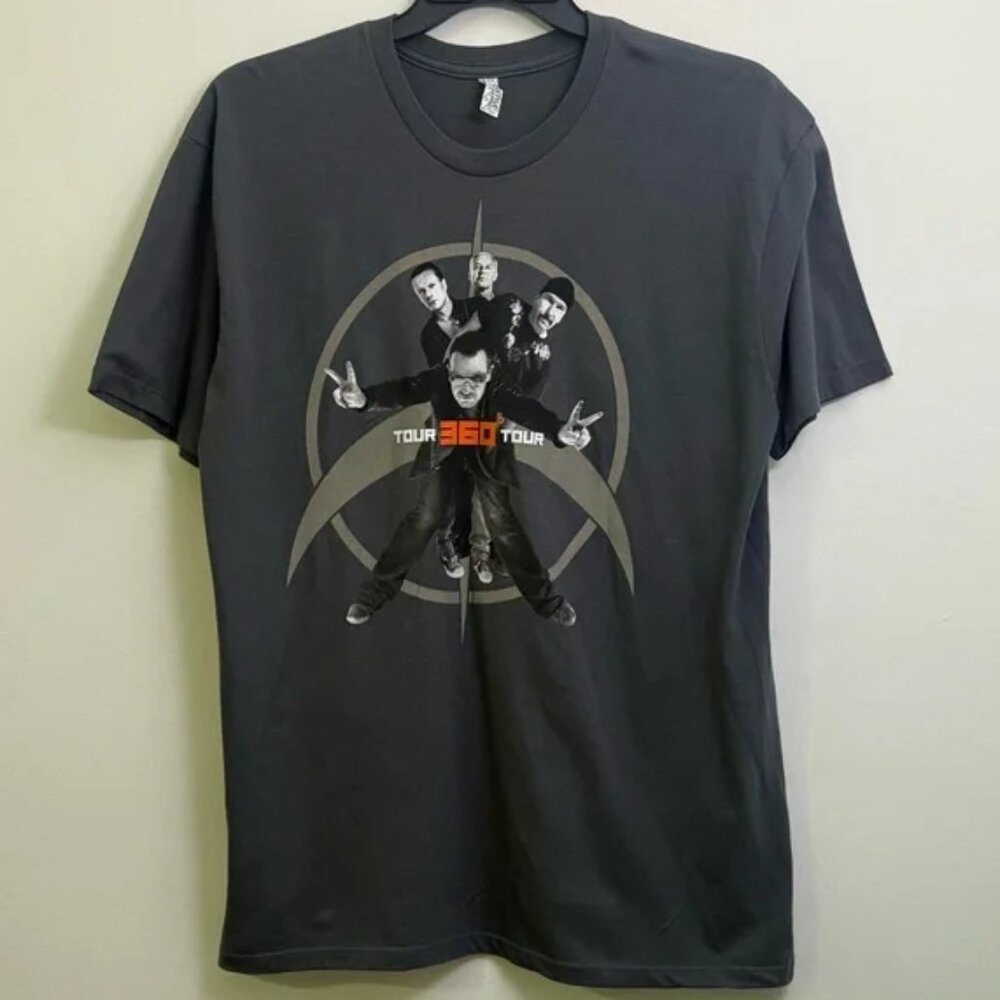 U2 360 Tour 2009 Band T-Shirt XL AlstyleBlack Rock Concert Tee